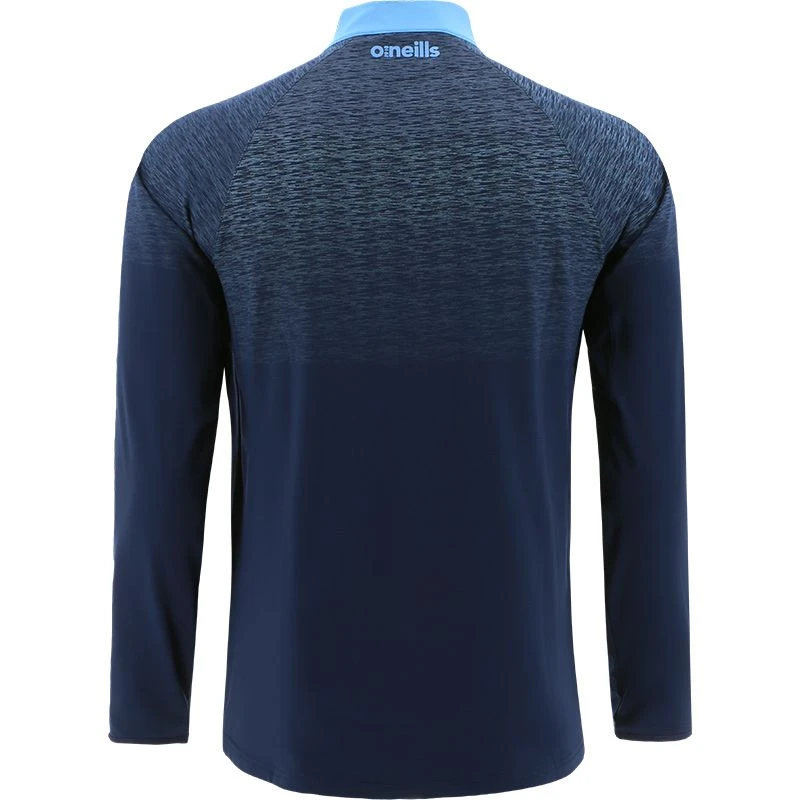 Men's Ohio Brushed Half Zip Top Marine / Sky 4 Men's Ohio Brushed Half Zip Top Marine / Sky - Image 2