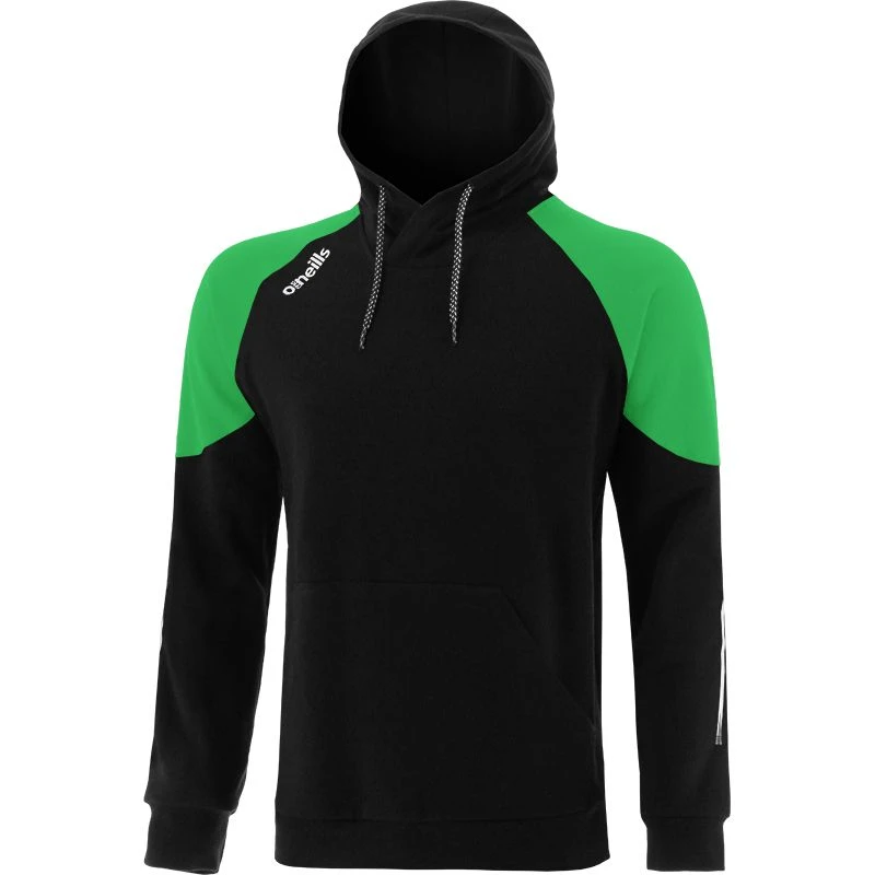 Men's Oslo Fleece Pullover Hoodie Black / Green / White 3 Men's Oslo Fleece Pullover Hoodie Black / Green / White