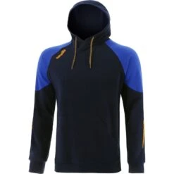 Men's Oslo Fleece Pullover Hoodie Marine / Royal / Amber