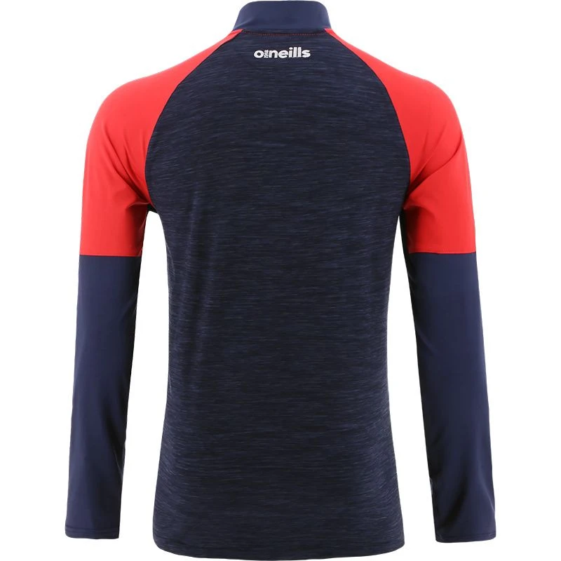 Men's Oslo Brushed Half Zip Top Marine / Red / White 4 Men's Oslo Brushed Half Zip Top Marine / Red / White - Image 2