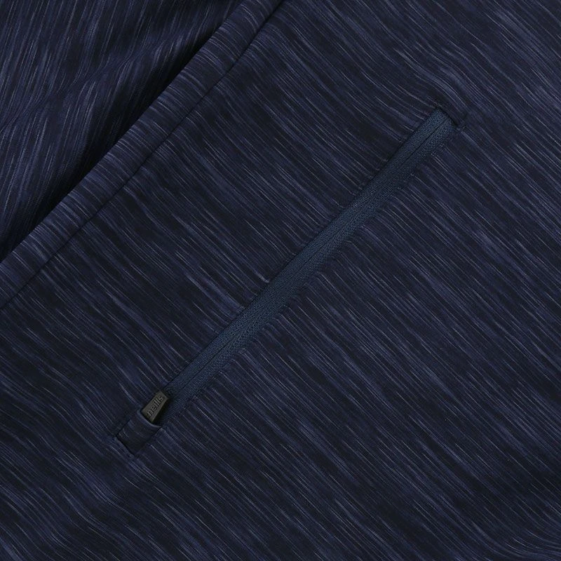 Men's Oslo Brushed Half Zip Top Marine / Red / White 8 Men's Oslo Brushed Half Zip Top Marine / Red / White - Image 6