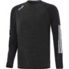 Men's Osprey Brushed Crew Neck Sweatshirt Black / White -Sport Style Shop osprey 183 b crew neck mel tl blk blk wht 3s 1 1