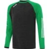 Men's Osprey Brushed Crew Neck Sweatshirt Black / Green / White -Sport Style Shop osprey 183 b crew neck mel tl blk emer wht 3s 1 1