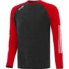 Men's Osprey Brushed Crew Neck Sweatshirt Black / Red / White -Sport Style Shop osprey 183 b crew neck mel tl blk red wht 3s 1