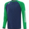 Men's Osprey Brushed Crew Neck Sweatshirt Marine / Green / White -Sport Style Shop osprey 183 b crew neck mel tl mar emer wht 3s 1