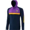 Wexford GAA Kids' Peak Technical Fleece Overhead Hoodie Marine / Purple / Amber -Sport Style Shop peak 012 3 wex meppam kids p1