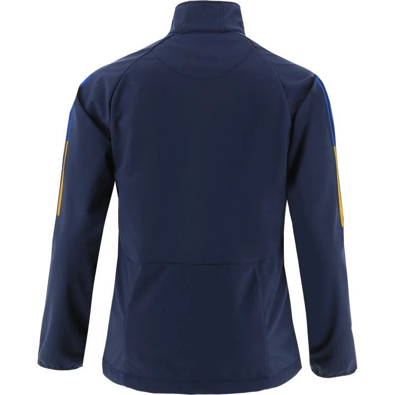 Tipperary GAA Kids' Peak Soft Shell Full Zip Jacket Marine / Royal / Amber 4 Tipperary GAA Kids' Peak Soft Shell Full Zip Jacket Marine / Royal / Amber - Image 2