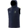 Wicklow GAA Men's Peak Hooded Padded Gilet Marine / Royal / Amber -Sport Style Shop peak 070 3 wic meroam adlt p1