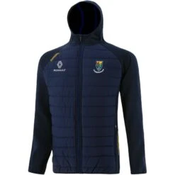 Wicklow GAA Kids' Peak Padded Jacket Marine / Royal / Amber