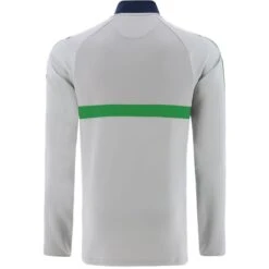 Limerick GAA Kids' Peak Hybrid Half Zip Top Silver / Green / Marine -Sport Style Shop peak 244 3 lim svgnme adlt p2 1 1