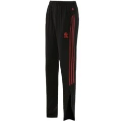 Men's Pluto Brushed Skinny Tracksuit Bottoms Black / Red -Sport Style Shop plut 153 3 gen bkrdxx adlt p1