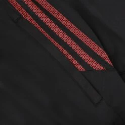 Men's Pluto Brushed Skinny Tracksuit Bottoms Black / Red -Sport Style Shop plut 153 3 gen bkrdxx adlt p6