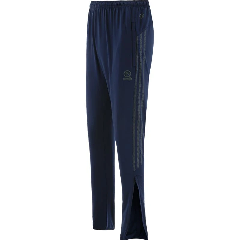 Men's Pluto Brushed Skinny Tracksuit Bottoms Marine / Green 3 Men's Pluto Brushed Skinny Tracksuit Bottoms Marine / Green