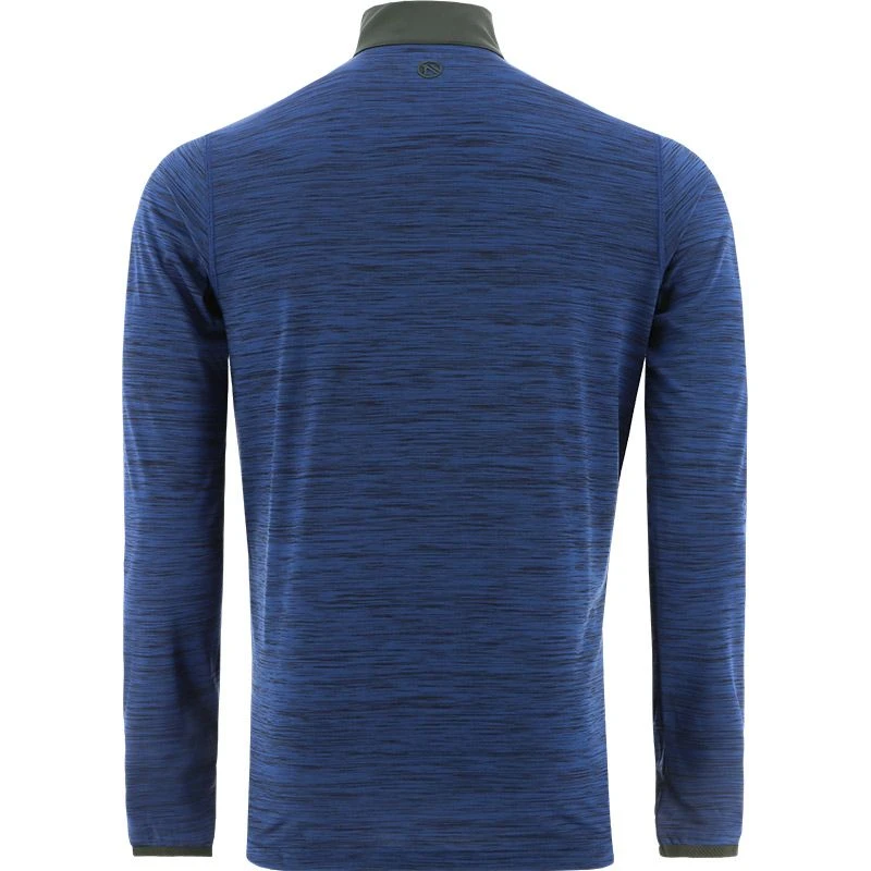 Men's Pluto Brushed Half Zip Marine / Green 4 Men's Pluto Brushed Half Zip Marine / Green - Image 2