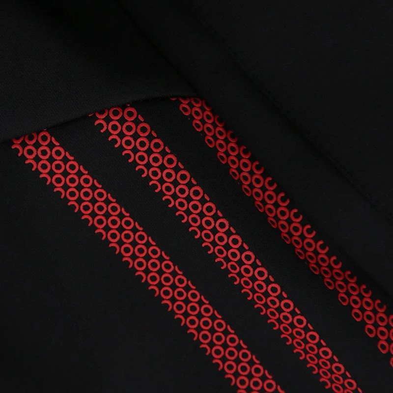 Men's Pluto Hybrid Skinny Tracksuit Bottoms Black / Red 10 Men's Pluto Hybrid Skinny Tracksuit Bottoms Black / Red - Image 8