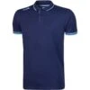 Men's Portugal Cotton Polo Shirt Marine / Sky -Sport Style Shop portugal cotton polo uk marine sky blue 1