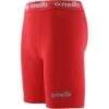 Men's Pro Body III Poly Elastane Shorts Red / Silver -Sport Style Shop pro body 053 poly elastane shorts red slv 1