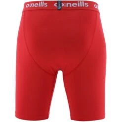 Men's Pro Body III Poly Elastane Shorts Red / Silver -Sport Style Shop pro body 053 poly elastane shorts red slv 3