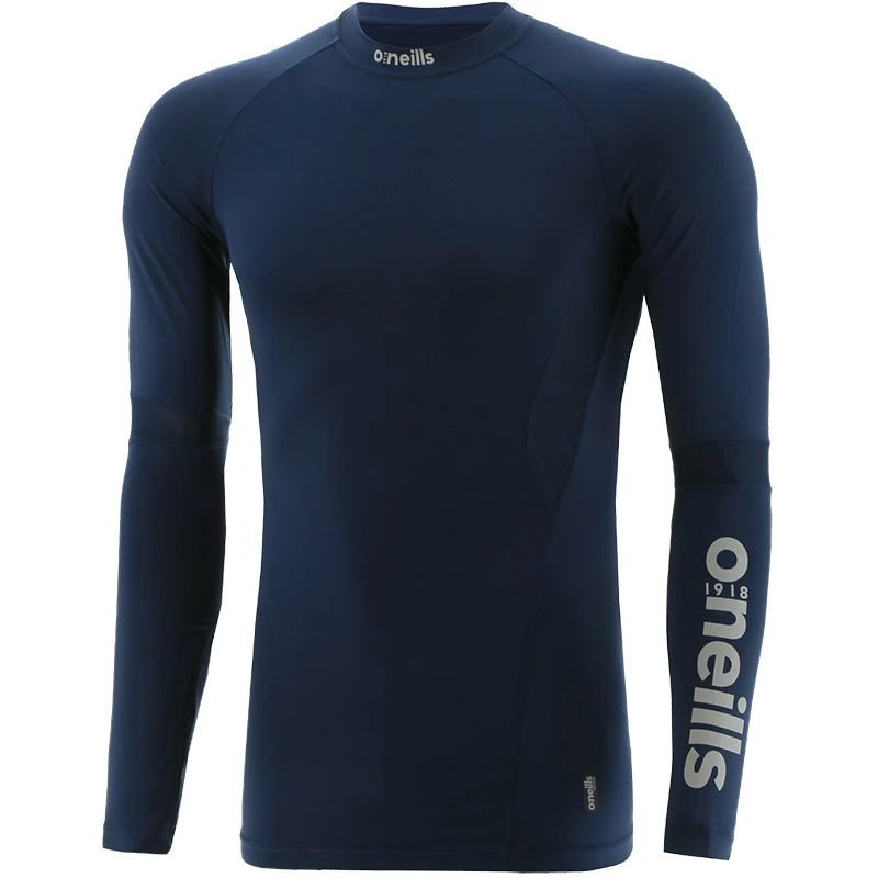 Men's Pro Body III Poly Elastane Baselayer Top Marine / Silver 3 Men's Pro Body III Poly Elastane Baselayer Top Marine / Silver