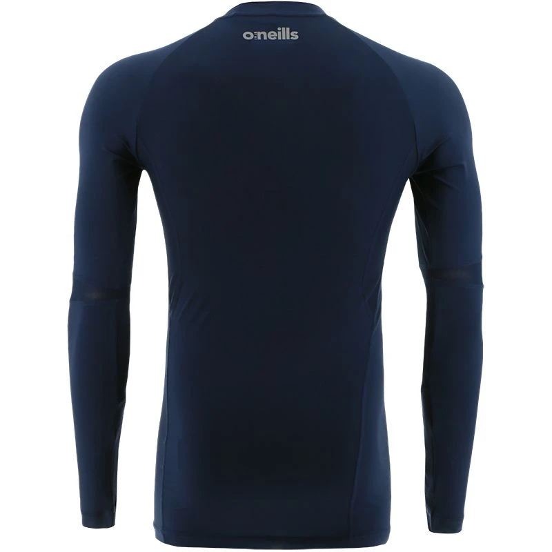 Men's Pro Body III Poly Elastane Baselayer Top Marine / Silver 4 Men's Pro Body III Poly Elastane Baselayer Top Marine / Silver - Image 2