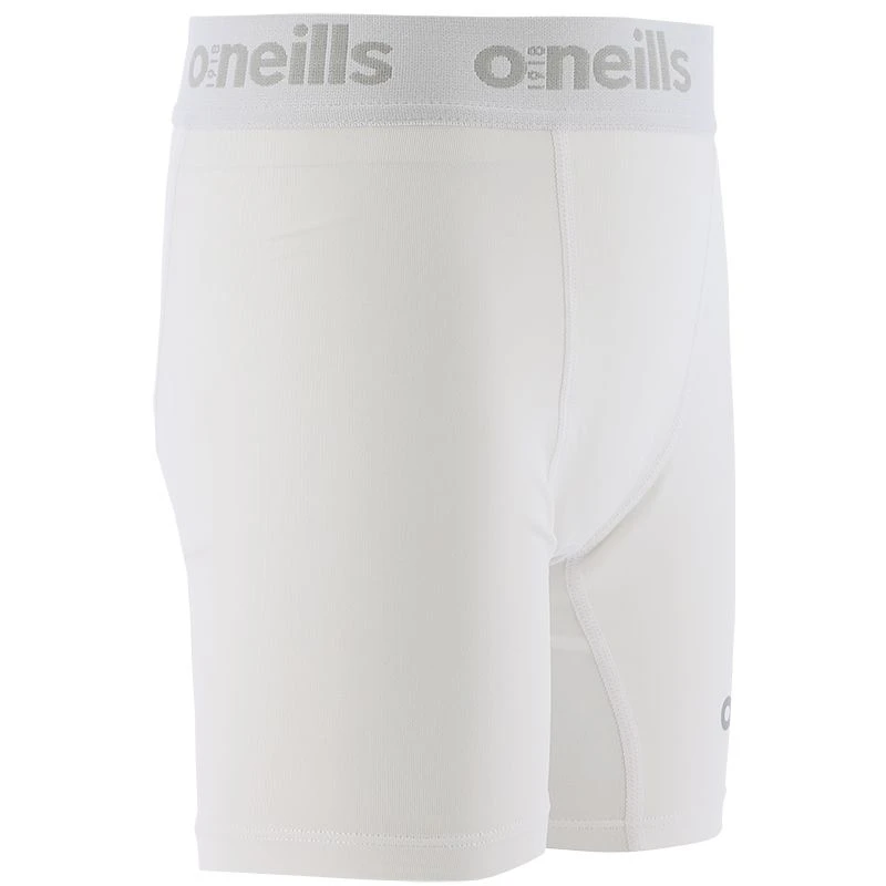 Men's Pro Body III Poly Elastane Shorts White / Silver 4 Men's Pro Body III Poly Elastane Shorts White / Silver - Image 2