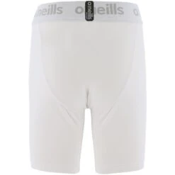 Men's Pro Body III Poly Elastane Shorts White / Silver 7 Men's Pro Body III Poly Elastane Shorts White / Silver -Sport Style Shop pro body iii 053 poly elastane shorts wht slv kids 3