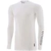 Men's Pro Body III Fleece Lined Poly Elastane Baselayer Top White / Silver -Sport Style Shop pro body iii 077 flc lined base layer wht slv 1