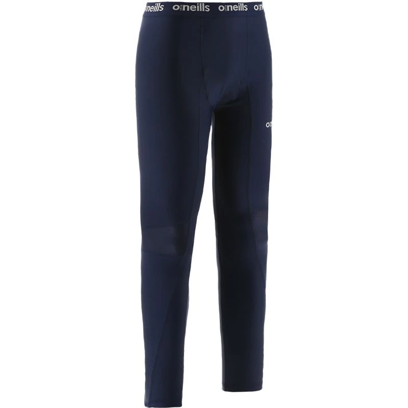 Men's Pro Body Base Layer Compression Leggings Marine / Silver 4 Men's Pro Body Base Layer Compression Leggings Marine / Silver - Image 2