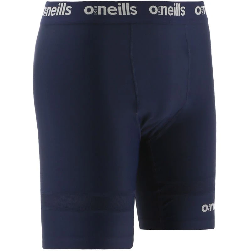 Men's Pro Body Base Layer Compression Shorts Marine / Silver 4 Men's Pro Body Base Layer Compression Shorts Marine / Silver - Image 2