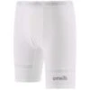 Men's Pro Body Base Layer Compression Shorts White / Silver -Sport Style Shop proc 053 0 gen whsvxx adlts p2
