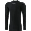 Men's Pro Body Base Layer Compression Long Sleeve Top Black / Silver -Sport Style Shop proc 076 0 gen bksvxx adlts p1