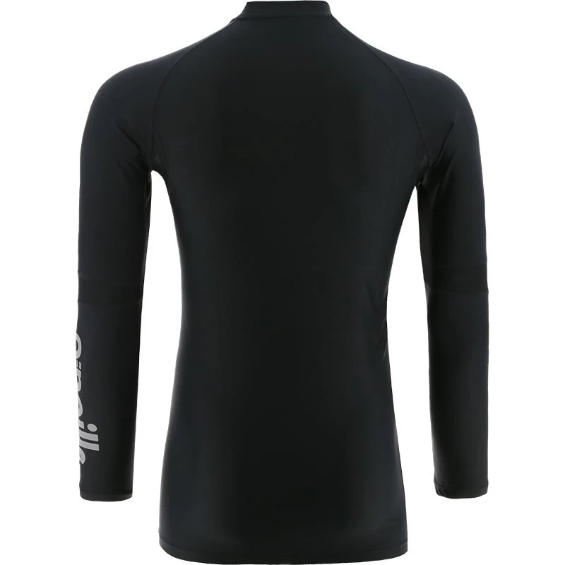 Men's Pro Body Base Layer Compression Long Sleeve Top Black / Silver 4 Men's Pro Body Base Layer Compression Long Sleeve Top Black / Silver - Image 2