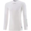 Men's Pro Body Base Layer Compression Long Sleeve Top White / Silver -Sport Style Shop proc 076 0 gen whsvxx adlt p1