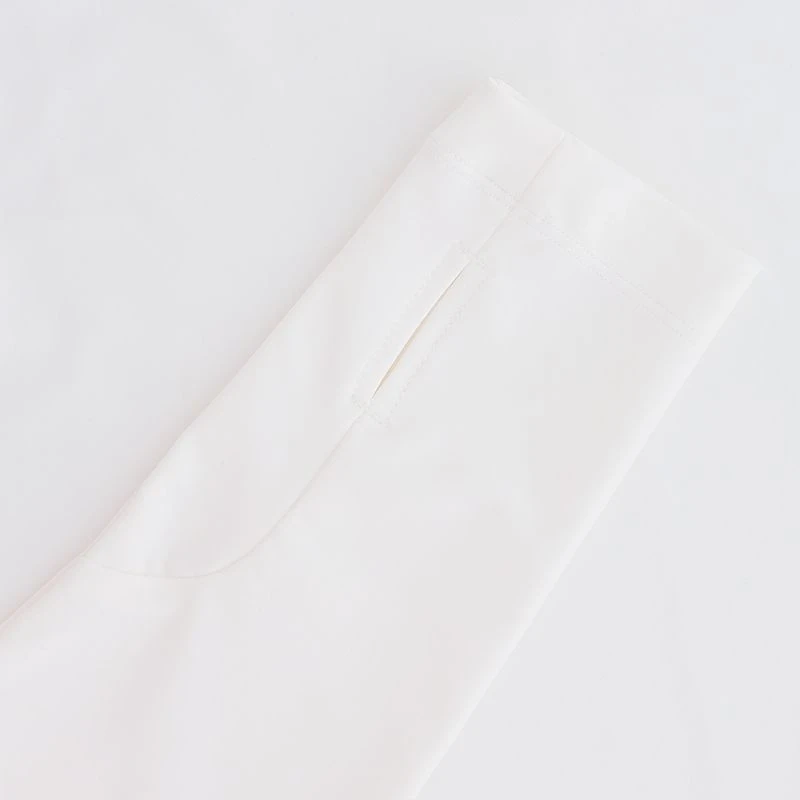 Men's Pro Body Base Layer Compression Long Sleeve Top White / Silver 7 Men's Pro Body Base Layer Compression Long Sleeve Top White / Silver - Image 5