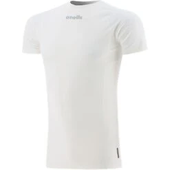 Men's Pro Body Base Layer Compression T-Shirt White / Silver