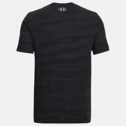 Under Armour Men's Seamless Wave Short Sleeve T-Shirt Black / Mod Grey 11 Under Armour Men's Seamless Wave Short Sleeve T-Shirt Black / Mod Grey -Sport Style Shop ps1373726 001 hb