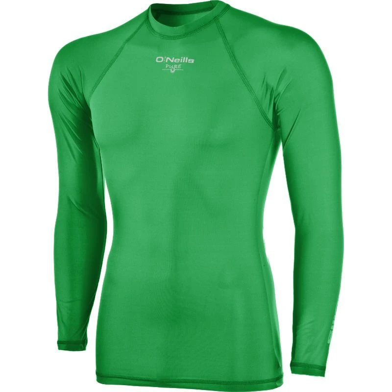 Pure Baselayer Long Sleeve Top Green 3 Pure Baselayer Long Sleeve Top Green