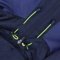 Men's Rio Hooded Rain Jacket Marine / Green -Sport Style Shop riox 133 0 gen memegn adlt p4 1