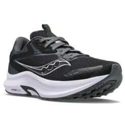 Saucony Men's Axon 2 Running Shoes Black / White -Sport Style Shop s2073205 5