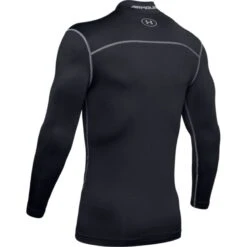 Under Armour Men's UA ColdGear® Armour Compression Mock Baselayer Black / Steel -Sport Style Shop s7.ps1265648 001 hb