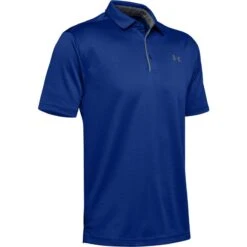 Under Armour Men's Tech Polo Royal / Graphite -Sport Style Shop s7.ps1290140 400 hf
