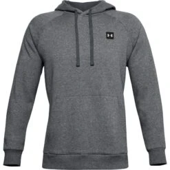 Under Armour Men's UA Rival Fleece Hoodie Pitch Grey Light Heather / Onyx White 12 Under Armour Men's UA Rival Fleece Hoodie Pitch Grey Light Heather / Onyx White -Sport Style Shop s7.ps1357092 012 hf