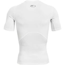 Under Armour Men's HeatGear® Armour Short Sleeve T-Shirt White / Black -Sport Style Shop s7.ps1361518 100 hb