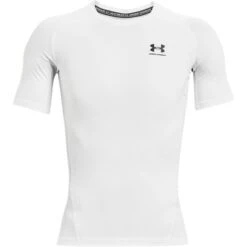 Under Armour Men's HeatGear® Armour Short Sleeve T-Shirt White / Black -Sport Style Shop s7.ps1361518 100 hf