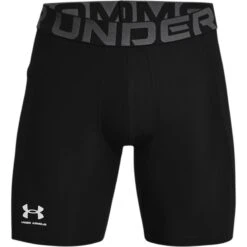 Under Armour Men's HeatGear® Armour Compression Shorts Black / White -Sport Style Shop s7.ps1361596 001 hf