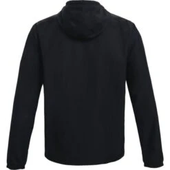 Under Armour Men's UA Sportstyle Windbreaker Jacket Black / Black -Sport Style Shop s7.ps1361621 001 hb