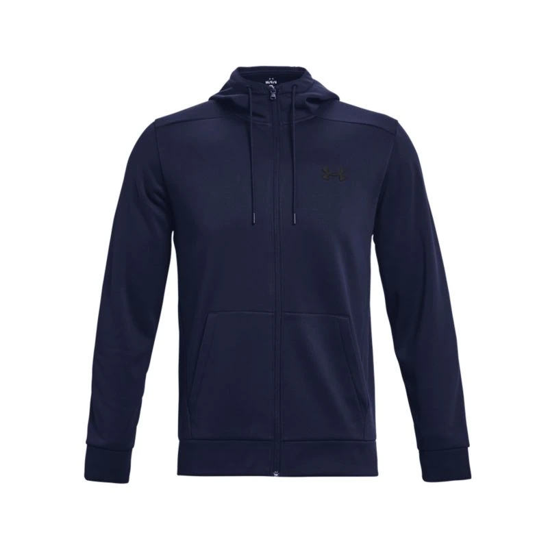 Under Armour Men's Fleece® Full-Zip Hoodie Midnight Navy / Black 7 Under Armour Men's Fleece® Full-Zip Hoodie Midnight Navy / Black - Image 5