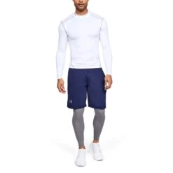Under Armour Men's UA ColdGear® Armour Compression Mock Baselayer White / Steel 11 Under Armour Men's UA ColdGear® Armour Compression Mock Baselayer White / Steel -Sport Style Shop s7.v5 1265648 100 fsf