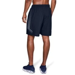 Under Armour Men's Woven Graphic Short Academy / Steel -Sport Style Shop s7.v5 1309651 409 bc