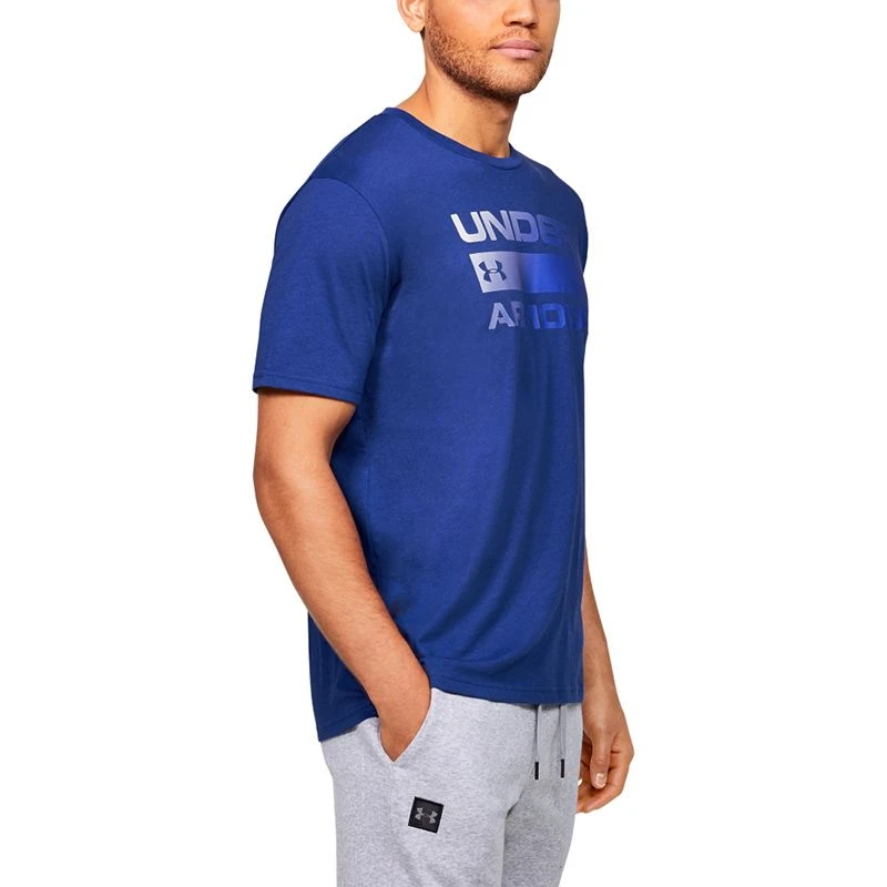 Under Armour Men's UA Team Issue Wordmark T-Shirt American Blue / Versa Blue 4 Under Armour Men's UA Team Issue Wordmark T-Shirt American Blue / Versa Blue - Image 2